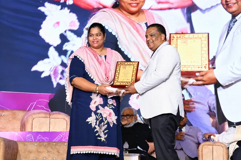 Award Ceremony on a Vibrant Stage