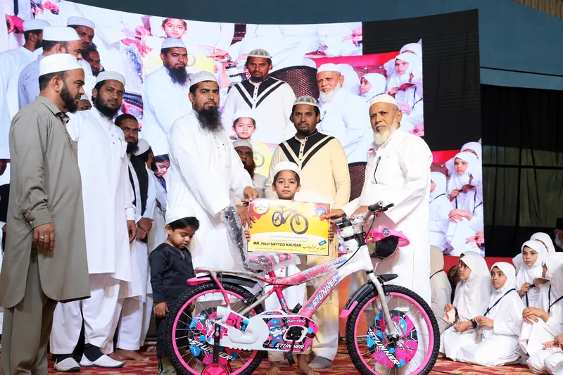 Community Ceremony with Bicycle Award