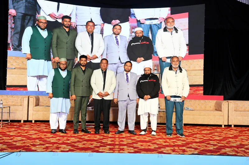 Formal Group Portrait on LED Stage