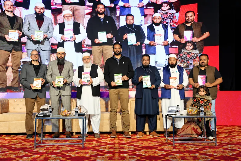 Formal Book Launch on a Colorful Stage